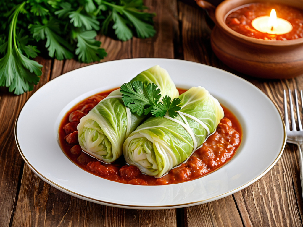 Голубцы с мясом и рисом