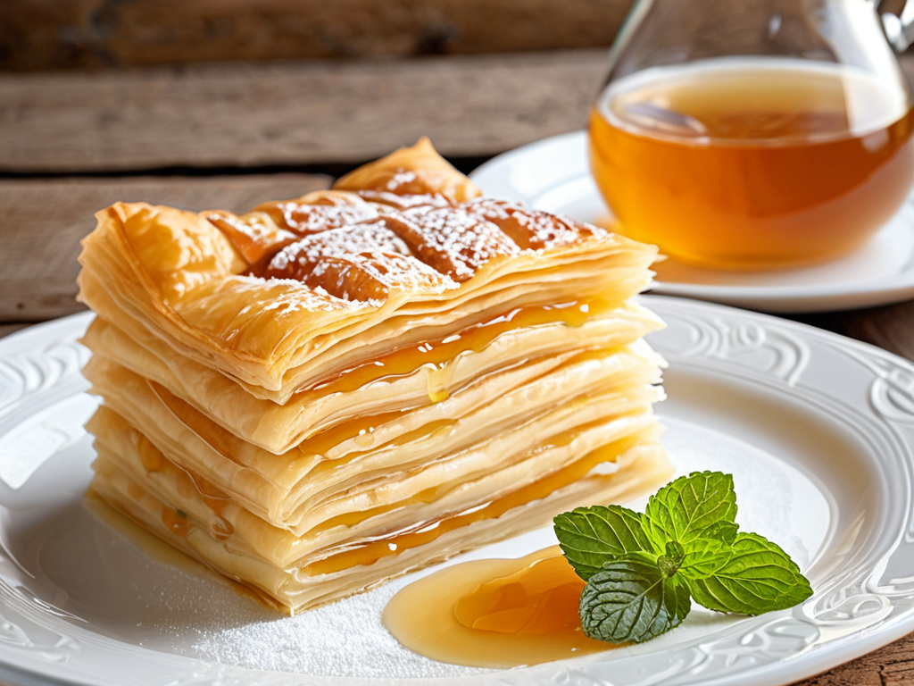 Галопита (греческий молочный пирог с манкой)