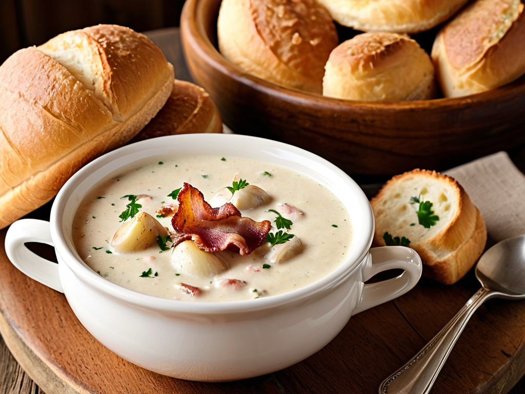 Суп из моллюсков (New England Clam Chowder)
