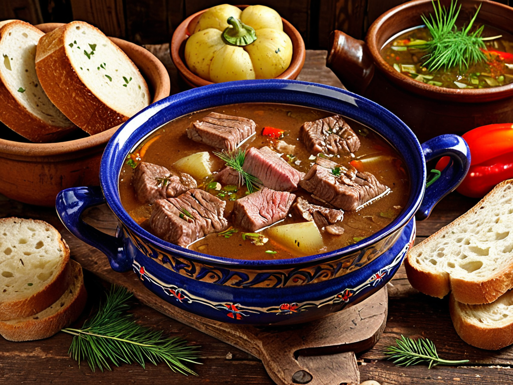 Шулюм — сытный казачий суп с говядиной и овощами